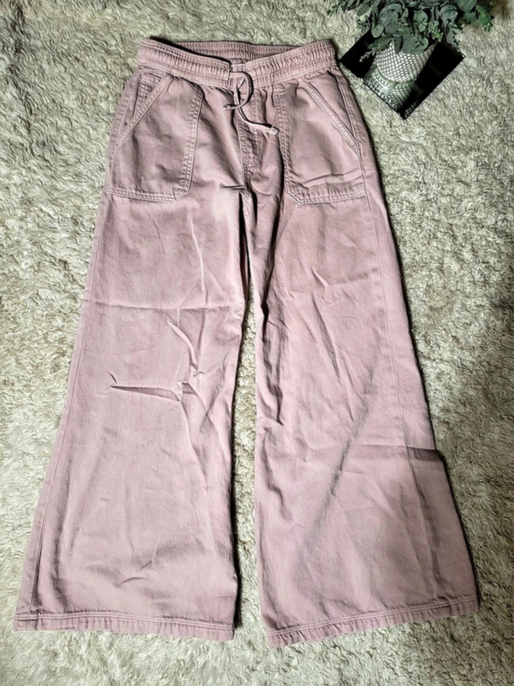 GAP Pull On Baggy Pants Girls XL Or Petite Size 24 | Pink | Like New W24 X L25